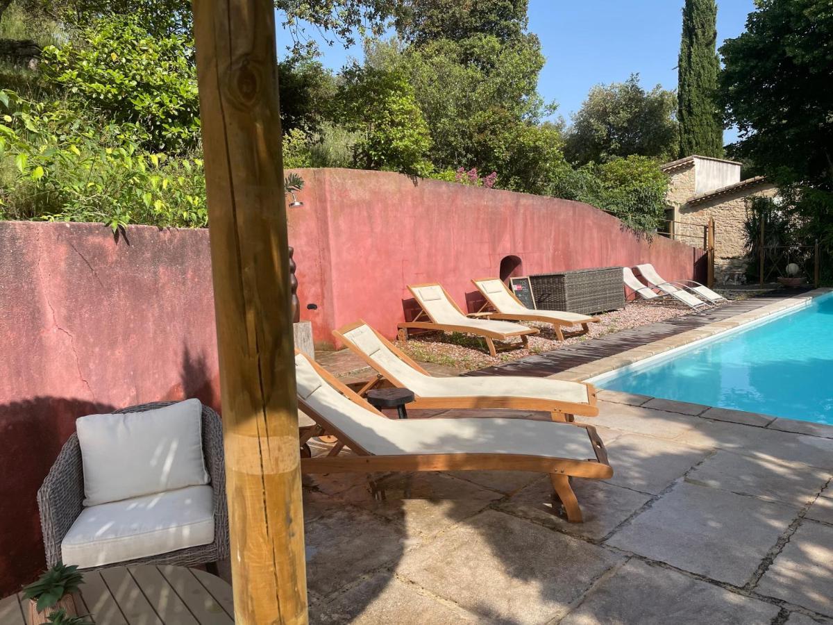 Jolie Annexe Du Mas Dans Le Coeur De La Garrigue Nimoise Villa Nîmes Buitenkant foto