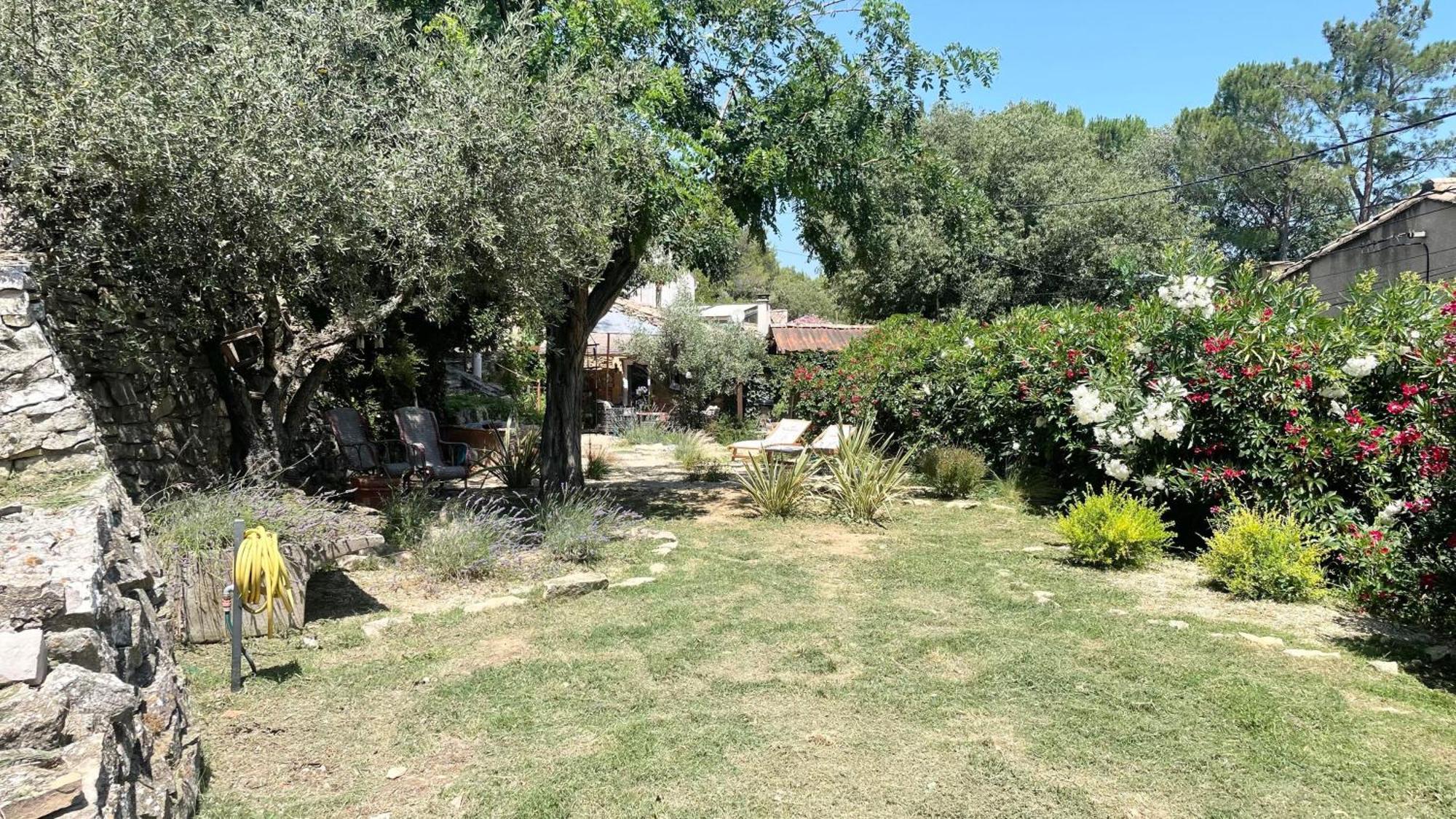 Jolie Annexe Du Mas Dans Le Coeur De La Garrigue Nimoise Villa Nîmes Buitenkant foto