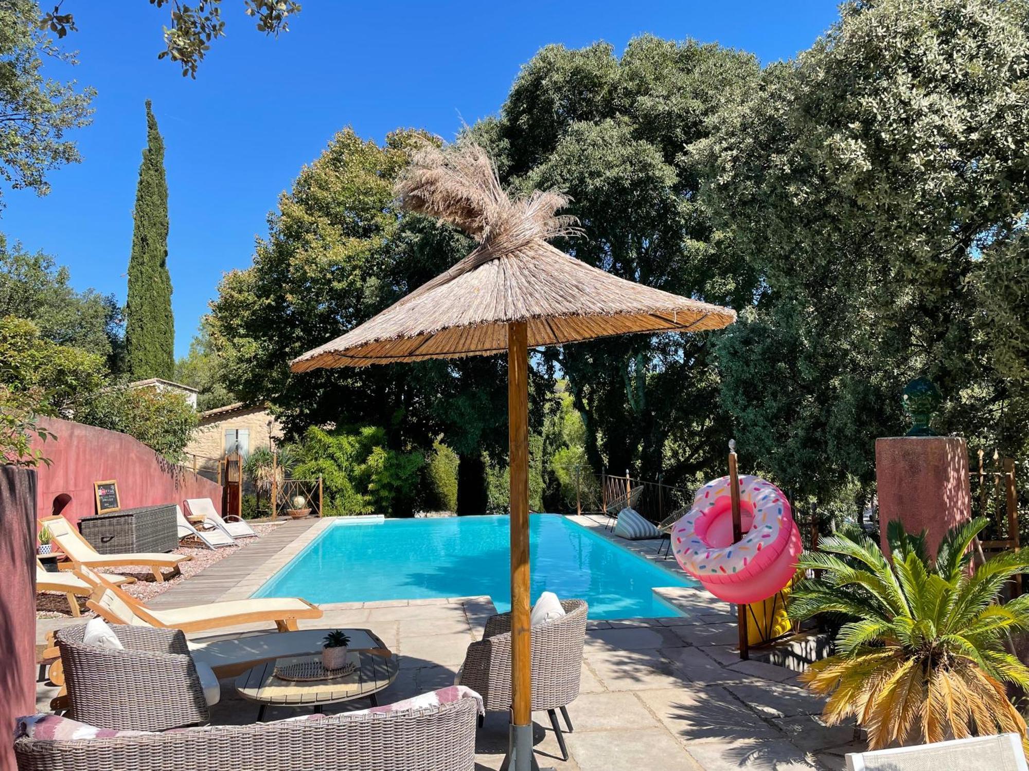 Jolie Annexe Du Mas Dans Le Coeur De La Garrigue Nimoise Villa Nîmes Buitenkant foto